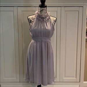 Francesca’s Collection Flowy Ruffle neck Dress szM